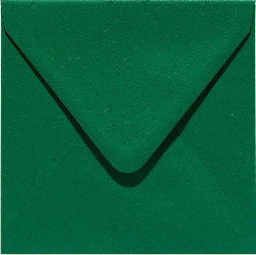 Picture of ENVELOPES 160X160 SQUARE DARK GREEN - 6 PACK